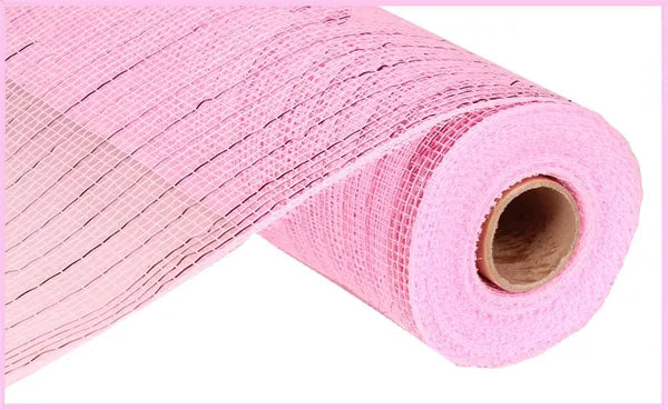 Pink Metallic Deco Mesh 10 Inch x 10 Yards-RE130122 Craig Bachman