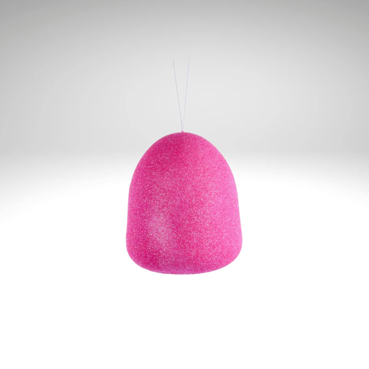 Pink Glitter Gumdrop Ornament – 5" Candyland Faux Food Christmas Decor-XJ711811 Craig Bachman