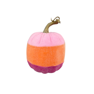 Sweet and Spooky: Pink Fall/Halloween Candy Corn Foam Pumpkin -56697PKORBT