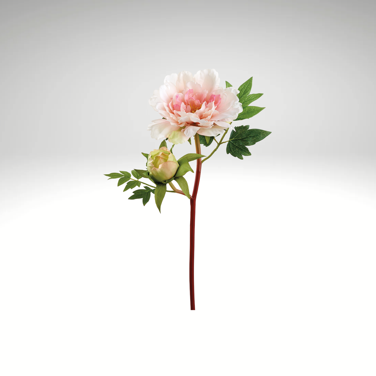 Pink Artificial Peony Spray-FSP476-PK/BS