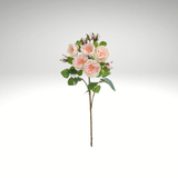 Blush Pink Cream Artificial Rose Spray-FSR355-PK/CR