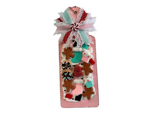 Faux Sweets Charcuterie Board - TCT Crafts - Holiday Kitchen Decor or Cute Gift - Pink or Mint Green Christmas Decorations