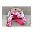 D. Stevens Pink Chinoiserie Wired Ribbon | 1.5 Inch Taffeta Scroll Ribbon-18-4475 D.Stevens