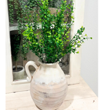 Plastic Boxwood Bush | Mixed Green Everyday Foliage | 21" x 12 Stems Sims Pottery