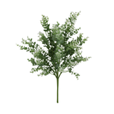 17 Inch Artificial Eucalyptus Bush for Wreaths Arrangements and Decor-65467-CR Golden Bell