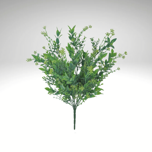 21" UV Resistant Greenery Bush for Outdoor Planters Golden Bell