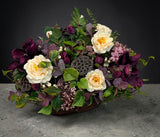 Moody Fall Centerpiece in Wooden Dough Bowl for Table Decor TCT Crafts