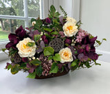 Moody Fall Centerpiece in Wooden Dough Bowl for Table Decor TCT Crafts