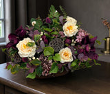 Moody Fall Centerpiece in Wooden Dough Bowl for Table Decor TCT Crafts