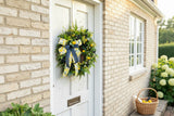 Summer Lemon and Blueberry Wreath – 26" Front Door Decor TCT Crafts