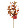 Pumpkin Eucalyptus Fall Spray 28 Inch Floral Stem-HA1764 TCTCrafts