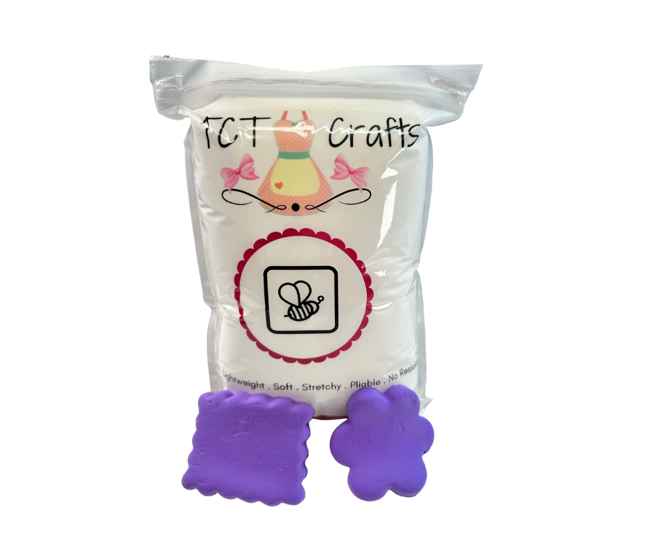 Purple Air Dry Lightweight Foam Clay – TCTCrafts