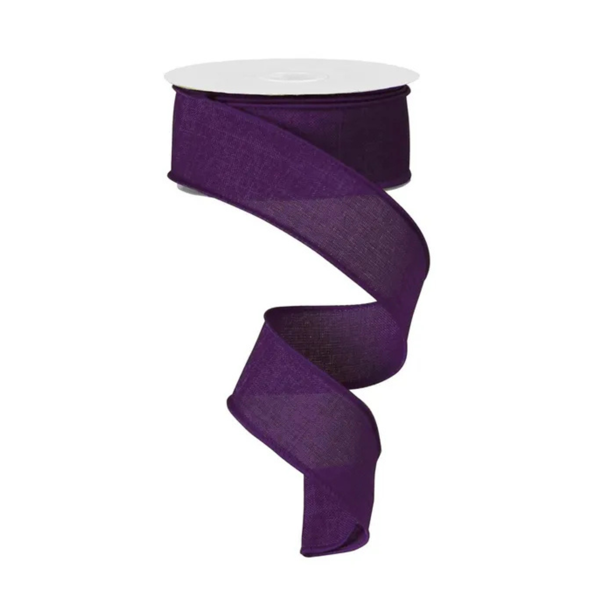 Royal Burlap Wired Ribbon 1.5"x10yd -Purple-RG127823 Craig Bachman