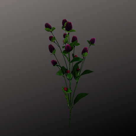 27'' Purple Artificial Globosa Spray - 7 Stems for Floral & Home Decor (Copy) Liberty Floral