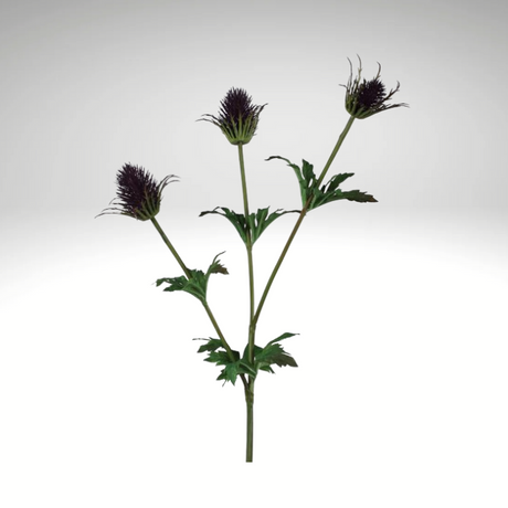 Purple Thistle Spray | 32" Artificial Floral Stem for Rustic & Gothic Arrangements-FS323623 Craig Bachman