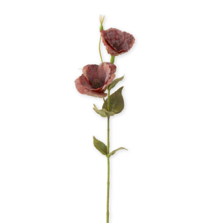 Real Touch Burgundy Bellflower Stem — 19 Inch Moody Floral Stem for Arrangements and Vase -42536A-BU K & K Interiors