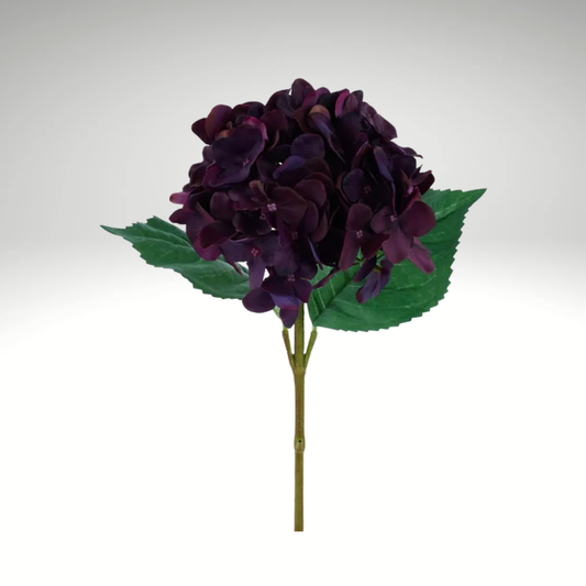 Real Touch Eggplant Purple Hydrangea Stem – 20” Artificial Flower for Arrangements & Home Decor-FS387732 Craig Bachman