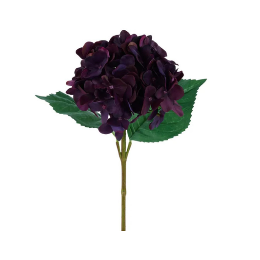 Real Touch Eggplant Purple Hydrangea Stem – 20” Artificial Flower for Arrangements & Home Decor-FS387732 Craig Bachman