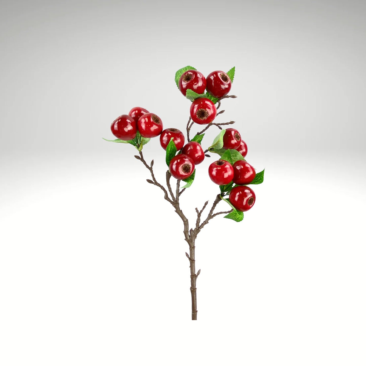 23 Inch Faux Red Berry Spray for Wreaths-62945RD Liberty Floral