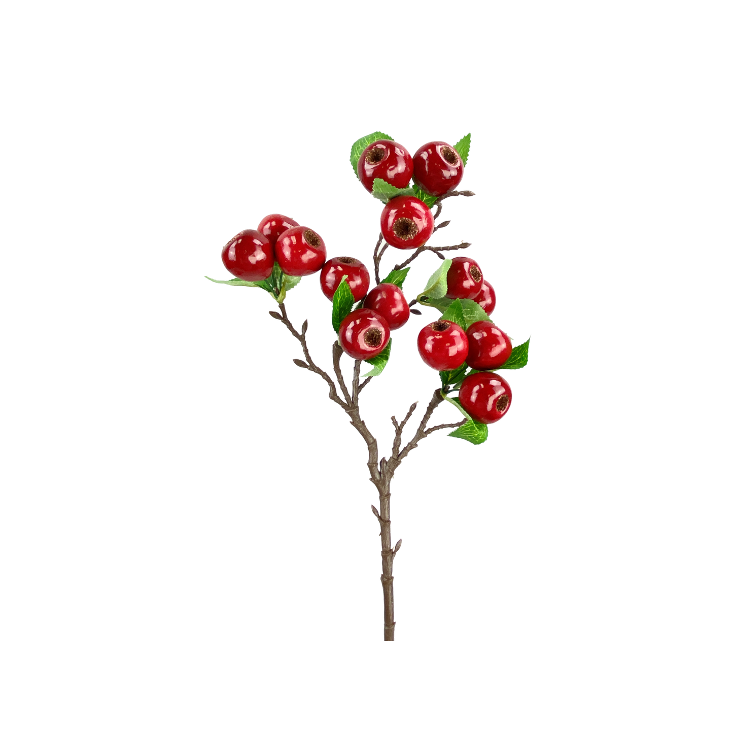 23 Inch Faux Red Berry Spray for Wreaths-62945RD Liberty Floral