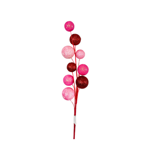 21" Foam Red Glitter Ball Spray - Hot Pink, Light Pink, Red - TCT Crafts - XS5739A2