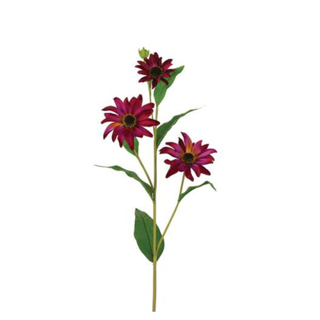 31" Red Orange Black-Eyed Susan Spray for Fall Arrangements-6398-ROG Select Artificials