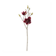 Red Velvet Magnolia Stem | 2 Blossom Christmas Faux Floral Stem | 27"-56707A K & K Interiors
