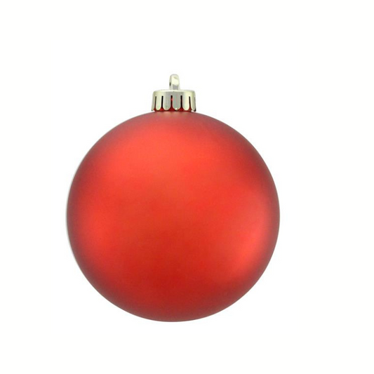 Gorgeous Matte Red Christmas Tree Ball Ornament - 150mm-XH100724 TCT Crafts