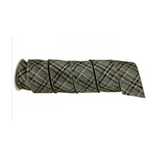 Regency Olive Gentleman's Plaid Ribbon | Gold Metallic Wired Ribbon | 2.5" x 10yd-MTX74152 Regency International