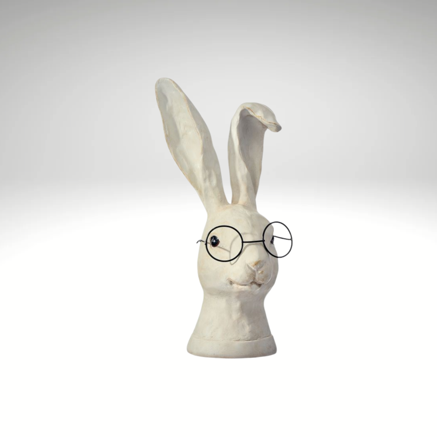 Resin Bunny with Glasses Easter Spring Decor-MT26671