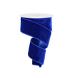 Royal Blue Velvet Ribbon | Wired Christmas Velvet Ribbon | 2.5" x 10yd-RGE165925 Craig Bachman