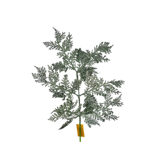 Sage Green Glitter Spray 19 Inch Christmas Pick for Wreaths and Holiday Decor-262340 Direct Export