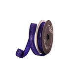 Farrisilk .75" Sapphire Semiprecious Glitter Wired Ribbon-RK811-26 Farrisilk