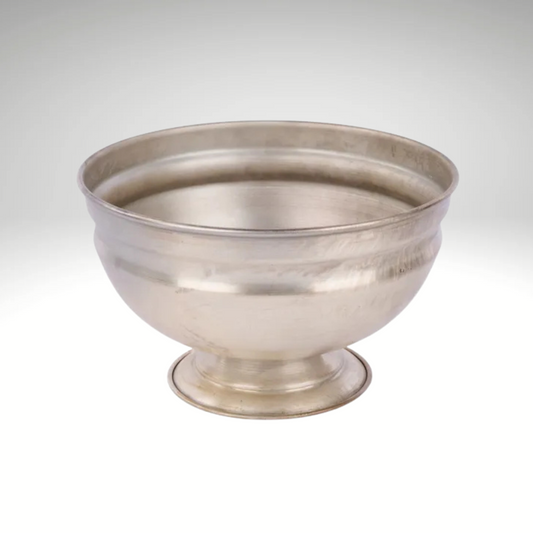 Silver Gold Metal Compote Bowl – 8"x5" Pedestal Vase for Weddings & Decor-KE280148 Craig Bachman