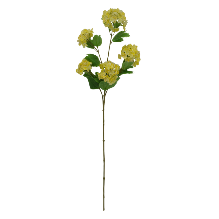 37" Artificial Snowball Spray - Green, Lavender, Pink, or Yellow for Spring Decor