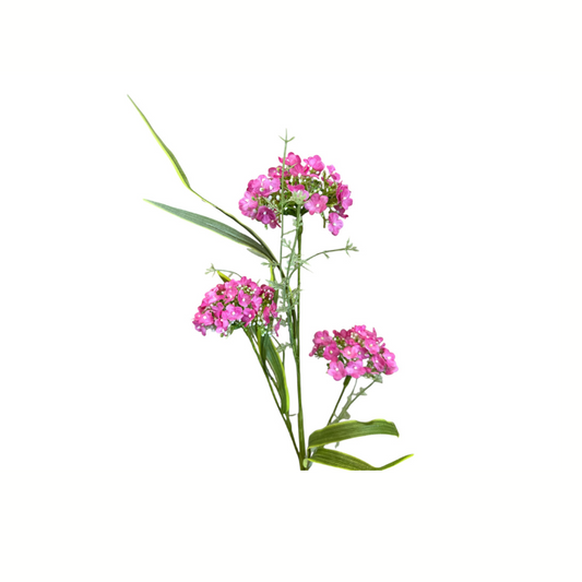 31'' Artificial Pink Snowball Spray - 3 Stems for Floral Decor-63770PK