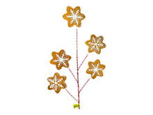 Load image into Gallery viewer, 28&quot;H Snowflake Cookie Spray in Gingerbread Theme by TCT Crafts - Festive Holiday Decor-Gingerbread Wonderland Spray-85470WT