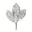 Snowy Magnolia Leaf Pick | 15" Frosted Artificial Stem for Holiday Decor-XX7890 Craig Bachman