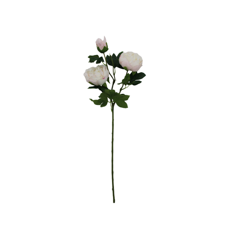 Soft Touch Peony Stem Cream Pink Floral-85464-CRPK Golden Bell