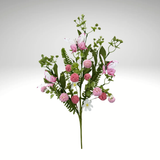 24" Artificial Pink Butterfly Allium Spray | Spring Floral Filler Stem-63949PK Liberty Floral