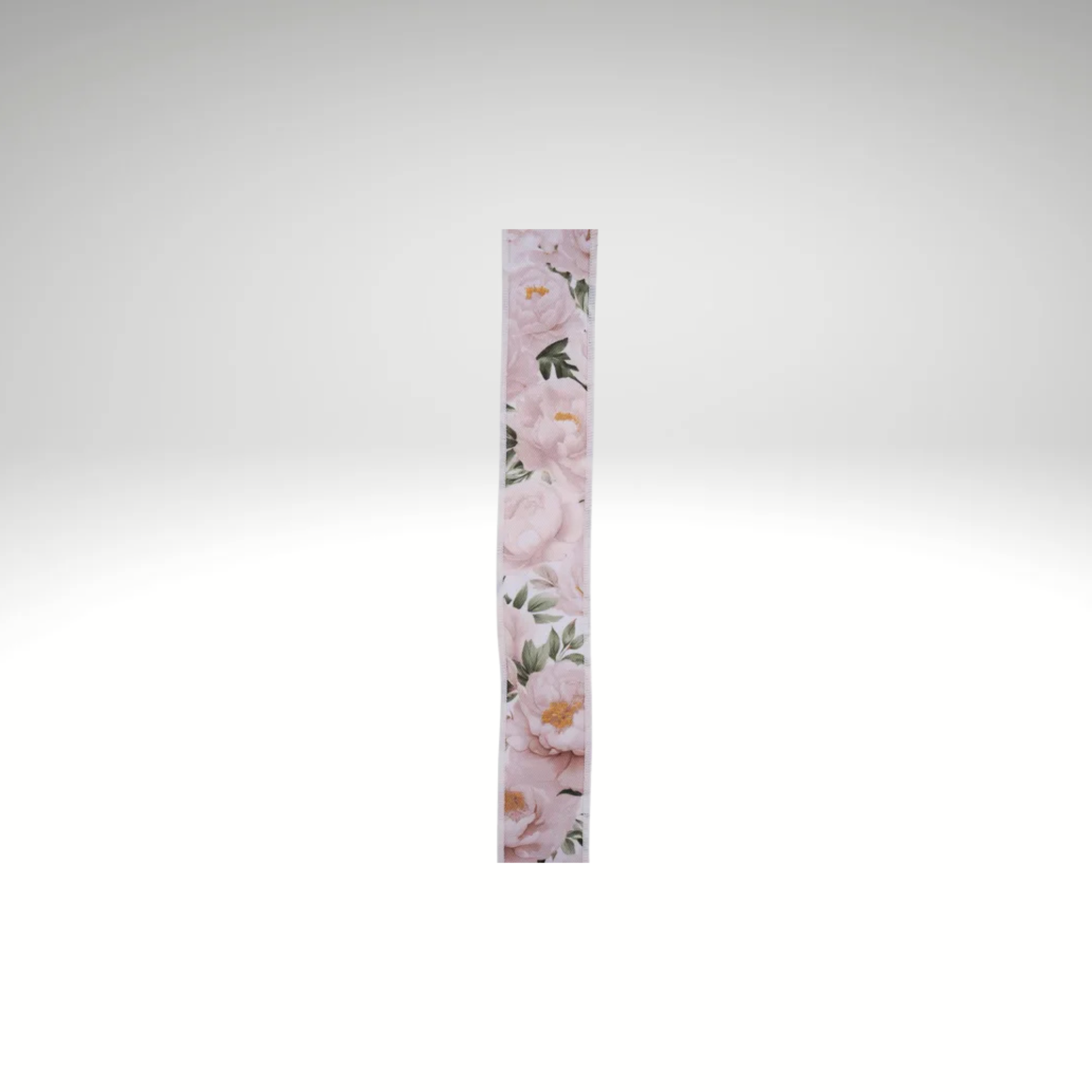 Peony Floral Wired Ribbon 1.5"x10yd Ivory & Cream-LS1215K3 Craig Bachman