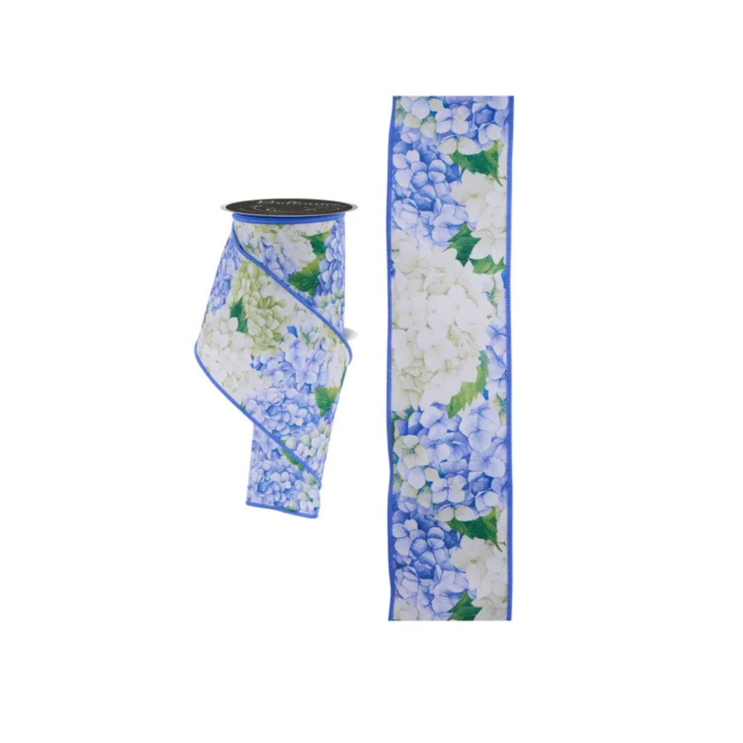 Hydrangea Floral Wired Ribbon 2.5"x10yd-LS123203 Craig Bachman