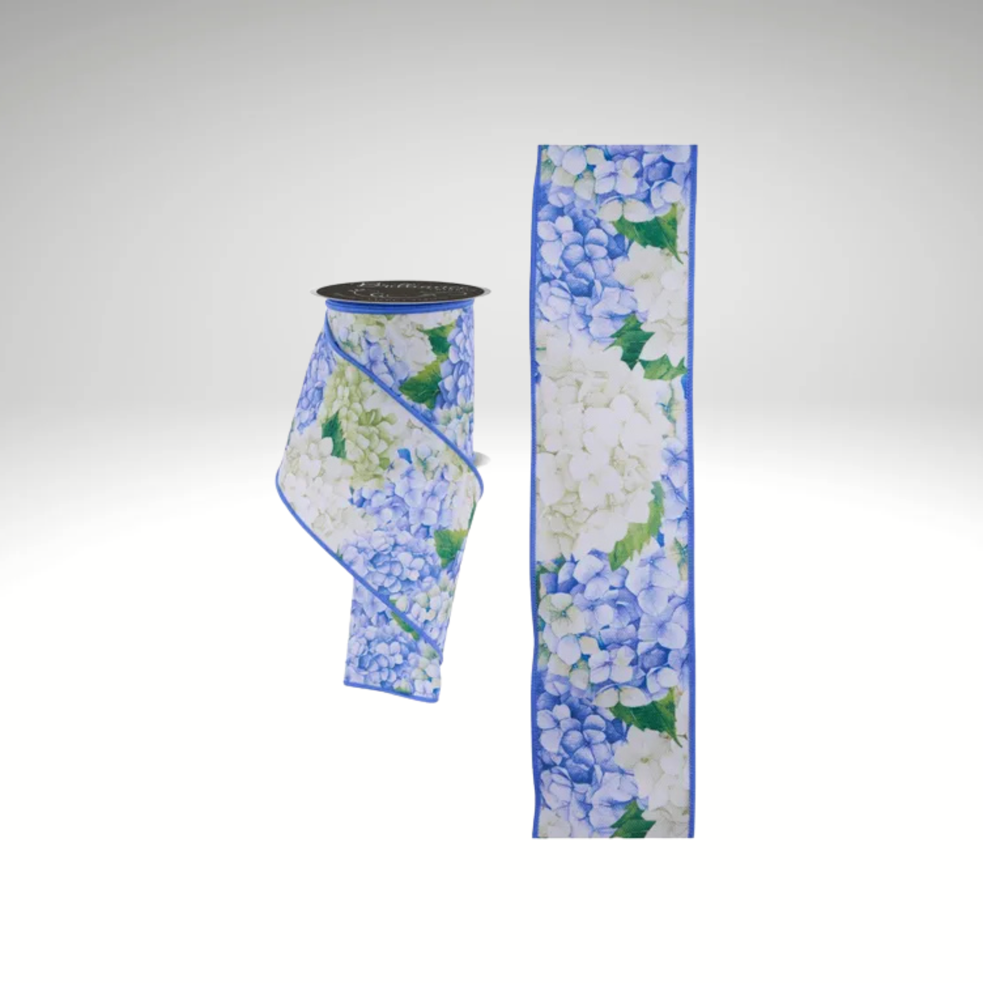 Hydrangea Floral Wired Ribbon 2.5"x10yd-LS123203 Craig Bachman