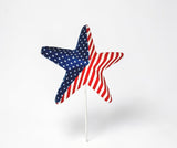 23" Patriotic Star Pick for 4th of July Wreaths-74227RWB Liberty Floral