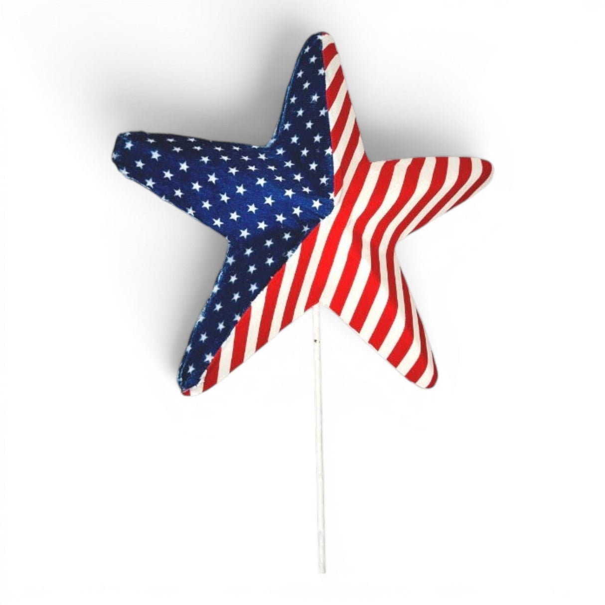 23" Patriotic Star Pick for 4th of July Wreaths-74227RWB Liberty Floral