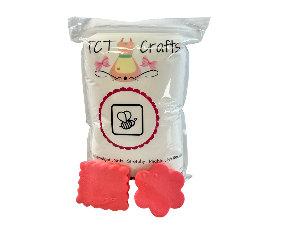 Strawberry (Pink/Red) Air Dry Lightweight Foam Clay