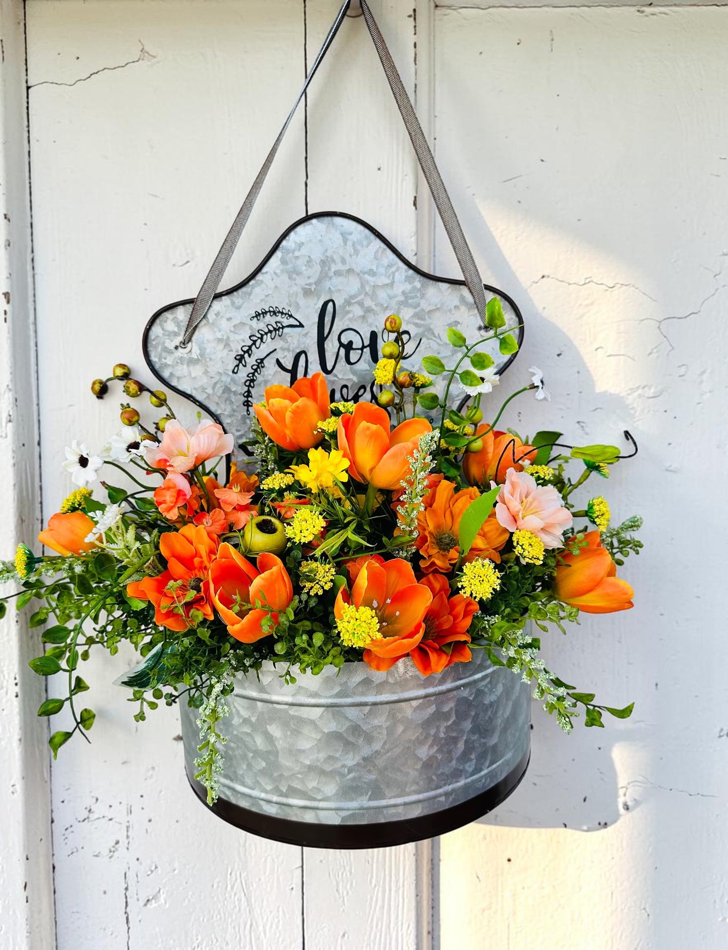Mother's Day Wildflower Door Hanger/Arrangement -TCT1620 TCT Crafts