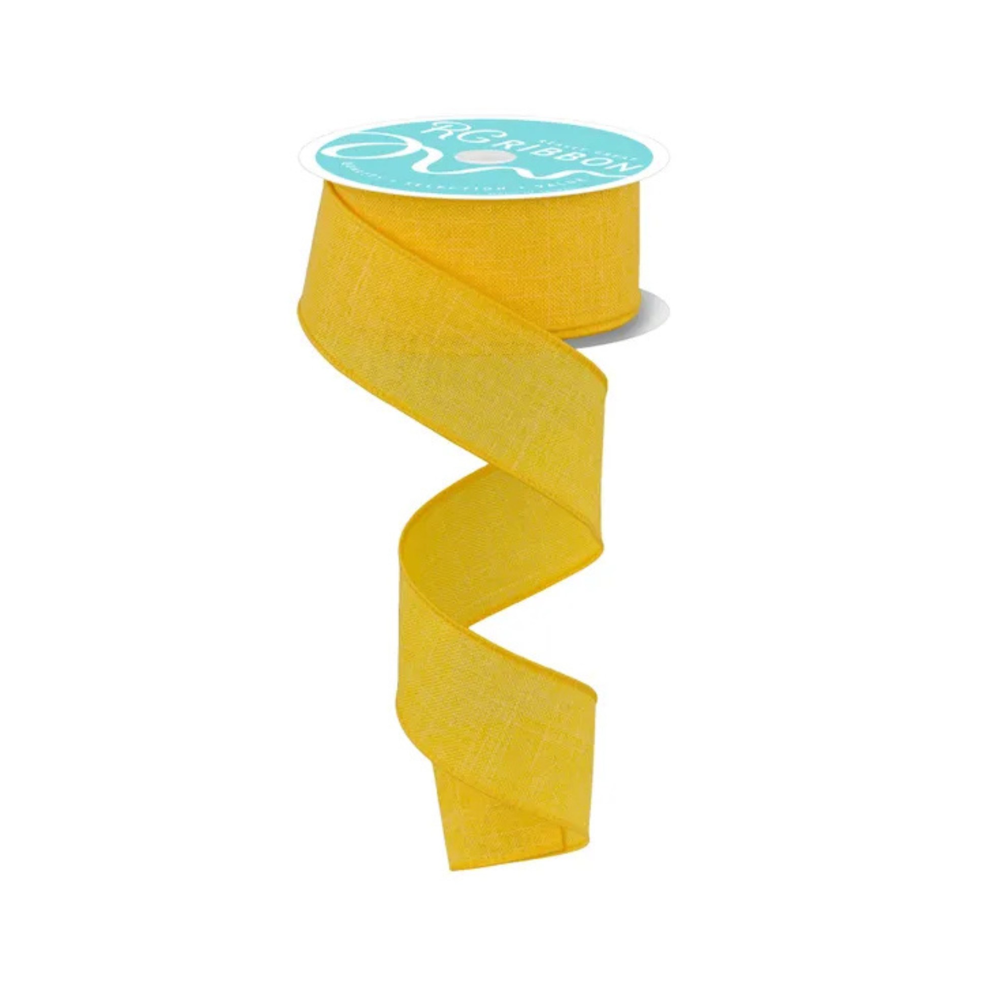 Royal Burlap Wired Ribbon 1.5"x10yd -Sun Yellow-RG12788N Craig Bachman