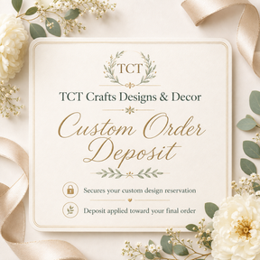 Custom Order Request/Deposit TCT Crafts