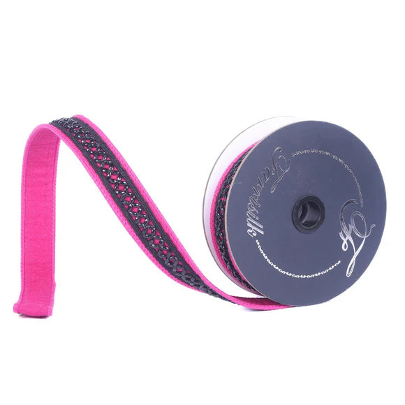 Farrisilk Bewitched Wired Ribbon 1 Inch 5 Yards-HR057-15 Farrisilk